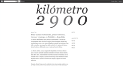 Desktop Screenshot of kilometro2900.blogspot.com