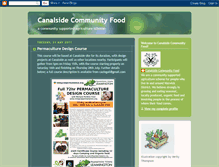 Tablet Screenshot of canalsidecommunityfood.blogspot.com