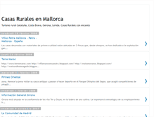 Tablet Screenshot of casas-rurales-en-mallorca.blogspot.com