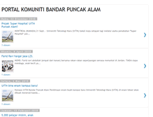 Tablet Screenshot of bandarpuncakalam.blogspot.com