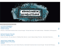 Tablet Screenshot of abominableproductions.blogspot.com