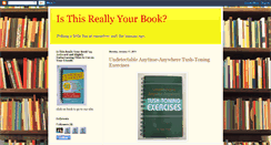 Desktop Screenshot of isthisreallyyourbook-jam.blogspot.com