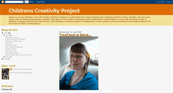 Desktop Screenshot of childrenscreativityproject.blogspot.com