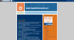 Desktop Screenshot of lapatentenautica.blogspot.com