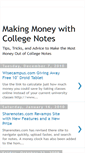 Mobile Screenshot of makingmoneywithcollegenotes.blogspot.com