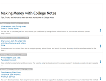 Tablet Screenshot of makingmoneywithcollegenotes.blogspot.com