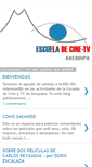 Mobile Screenshot of escuelacineaqp.blogspot.com