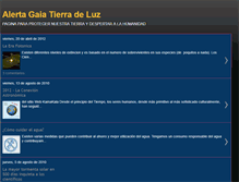 Tablet Screenshot of gaiatierradeluz.blogspot.com