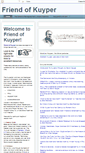 Mobile Screenshot of friendofkuyper.blogspot.com