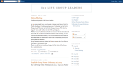 Desktop Screenshot of g12lifegroupleaders.blogspot.com