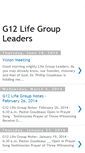 Mobile Screenshot of g12lifegroupleaders.blogspot.com