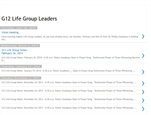 Tablet Screenshot of g12lifegroupleaders.blogspot.com