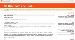 Desktop Screenshot of discipulosdekadu.blogspot.com