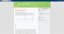 Desktop Screenshot of blogdeunatelha.blogspot.com