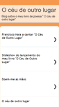 Mobile Screenshot of oceudeoutrolugar.blogspot.com