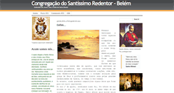 Desktop Screenshot of missionarioredentorista.blogspot.com