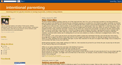 Desktop Screenshot of intentionalparenting.blogspot.com
