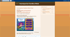 Desktop Screenshot of i-sandboxmode.blogspot.com