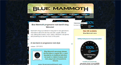 Desktop Screenshot of bluemammothband.blogspot.com