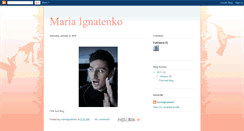 Desktop Screenshot of maria-ignatenko.blogspot.com