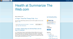 Desktop Screenshot of health-summarize-the-web.blogspot.com