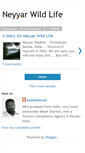 Mobile Screenshot of neyyarwildlife.blogspot.com