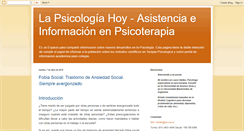Desktop Screenshot of la-psicologia-hoy.blogspot.com