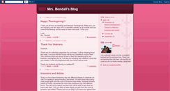 Desktop Screenshot of mrsbendall.blogspot.com