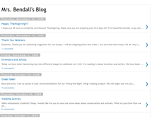 Tablet Screenshot of mrsbendall.blogspot.com