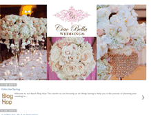 Tablet Screenshot of ciaobellaweddings.blogspot.com