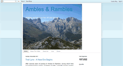 Desktop Screenshot of amblesandrambles.blogspot.com