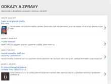 Tablet Screenshot of odkazy-zpravy.blogspot.com