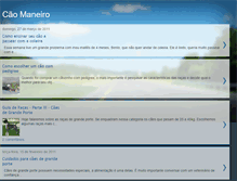 Tablet Screenshot of caomaneiro.blogspot.com