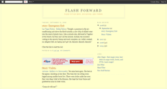 Desktop Screenshot of flashforwardfiction.blogspot.com