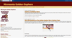 Desktop Screenshot of goldengophers.blogspot.com