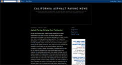 Desktop Screenshot of californiaasphaltpavingnews.blogspot.com