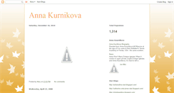 Desktop Screenshot of annakurnikova-star.blogspot.com