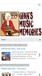 Mobile Screenshot of ginasmusicmemories.blogspot.com