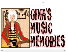 Tablet Screenshot of ginasmusicmemories.blogspot.com