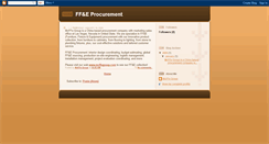 Desktop Screenshot of ffeprocurement.blogspot.com