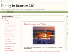 Tablet Screenshot of dininginbransonmo.blogspot.com