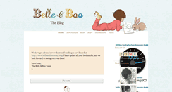 Desktop Screenshot of belleandboo.blogspot.com