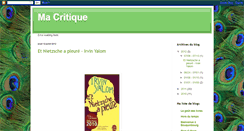 Desktop Screenshot of natcritique.blogspot.com