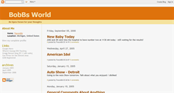 Desktop Screenshot of bobjbsworld.blogspot.com
