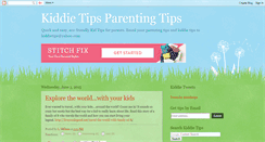 Desktop Screenshot of kiddietips.blogspot.com