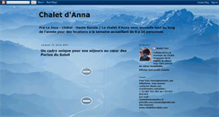 Desktop Screenshot of chaletannachatel.blogspot.com