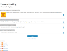 Tablet Screenshot of homeschooling.blogspot.com