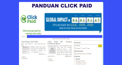 Desktop Screenshot of panduanclickpaid.blogspot.com