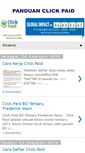 Mobile Screenshot of panduanclickpaid.blogspot.com