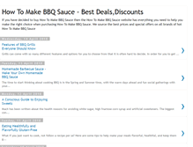 Tablet Screenshot of how-to-make-bbq-sauce.blogspot.com